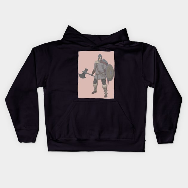 Warrior Kids Hoodie by Floyd